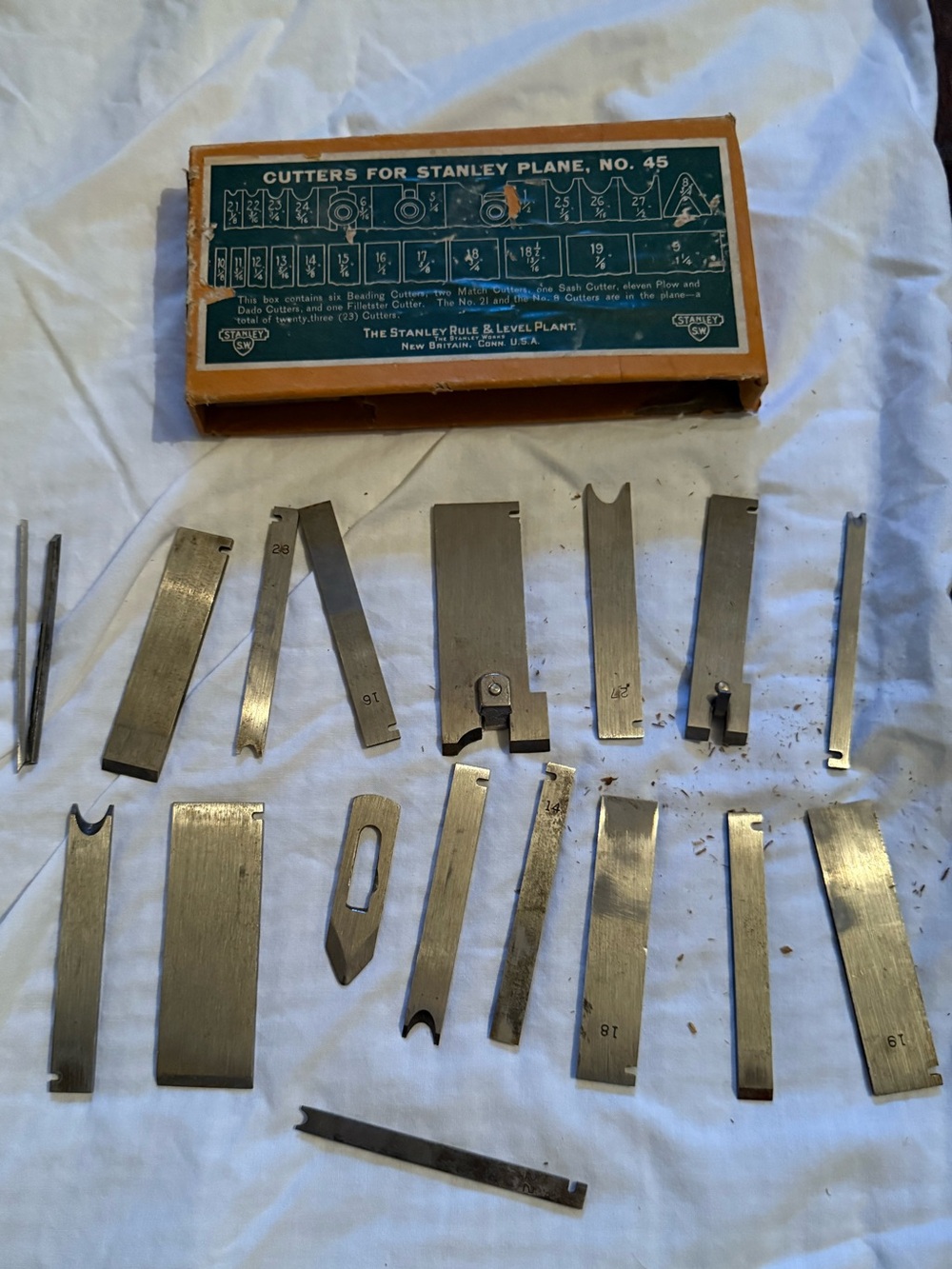 Vintage Stanley no 45  plane with cutters - Picture 3 of 3